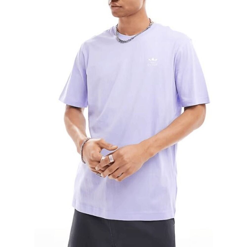 adidas Men's Originals essentials t-shirt in lilac L